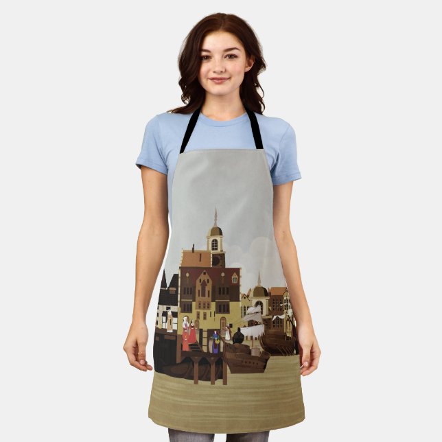 Medieval Harbor Apron (Worn)