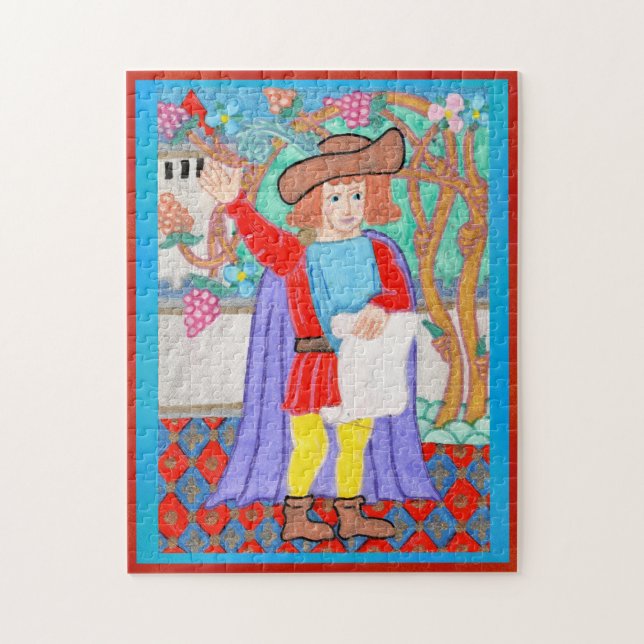 Medieval Herald Jigsaw Puzzle (Vertical)