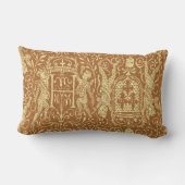 Medieval Heraldry Chateau Chic Lumbar Pillow (Back)