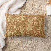 Medieval Heraldry Chateau Chic Lumbar Pillow (Blanket)
