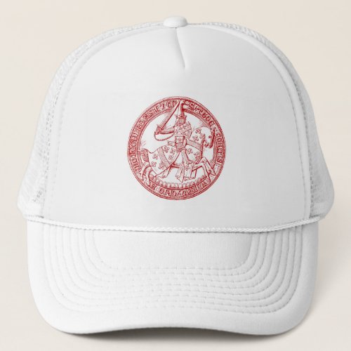 Medieval Heraldry Seal of Thomas de Beauchamp Trucker Hat