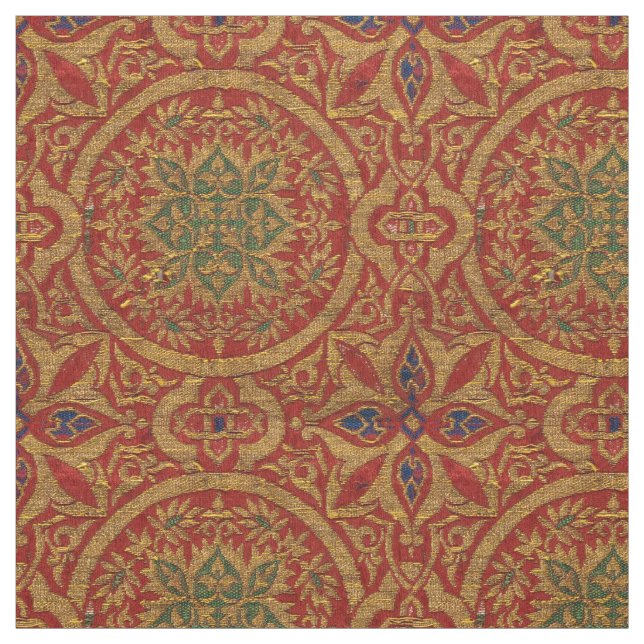 Medieval Hispano-Moresque Pattern Fabric (Swatch)