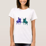 Medieval Horses Ladies T-Shirt