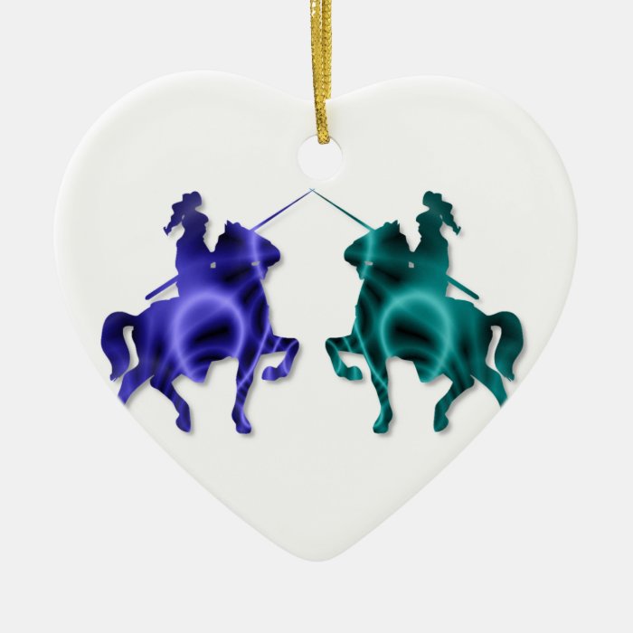 Medieval Horses Ornament