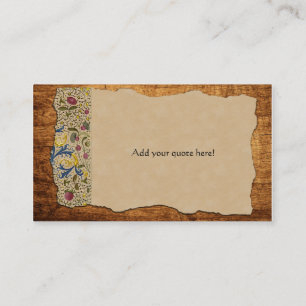 Medieval Illumination Business Card