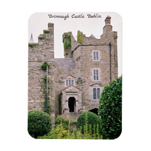 Medieval Ireland, antique gardens Drimnagh Castle Magnet