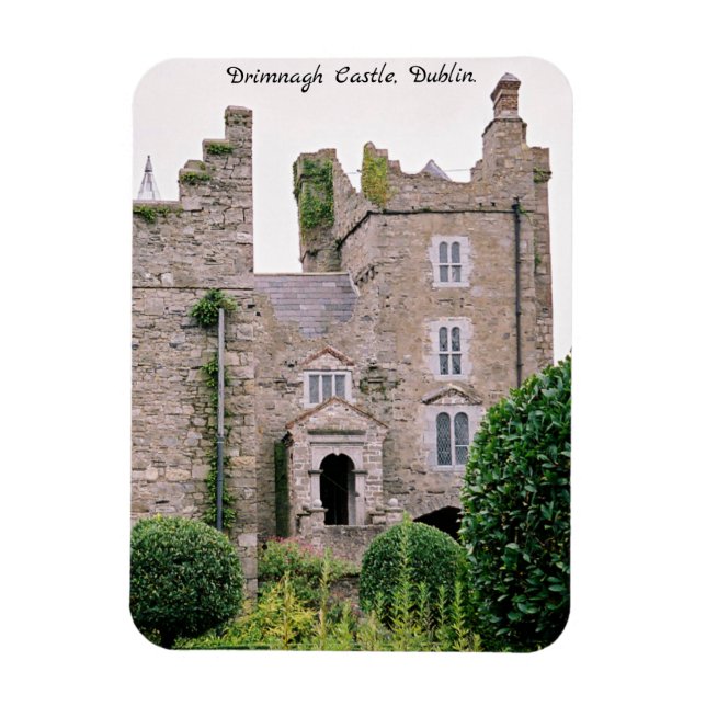 Medieval Ireland, antique gardens Drimnagh Castle  Magnet (Vertical)
