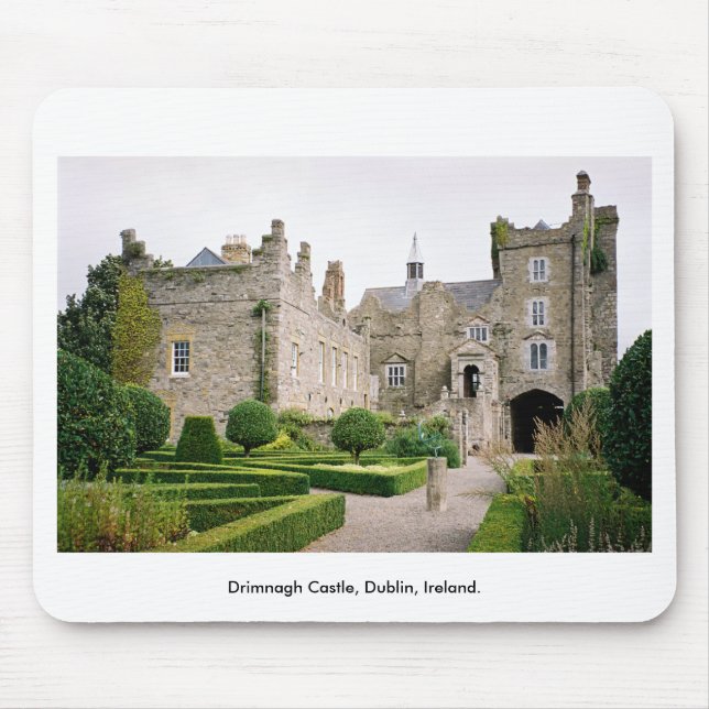 Medieval Ireland Castle - Drimnagh Castle Dublin Mouse Pad (Front)