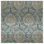 Medieval Italian Rabbits or Hares Pattern Fabric