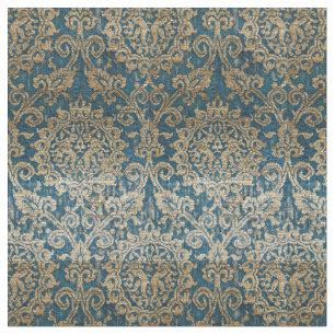 Medieval Italian Rabbits or Hares Pattern Fabric