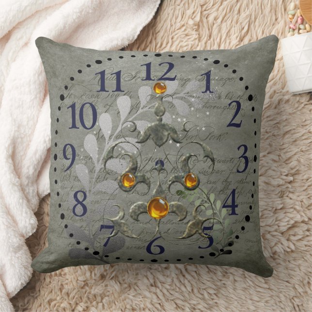 Medieval Jewel Throw Pillow (Blanket)