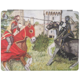 Medieval Joust In front of Castle iPad Smart Cover