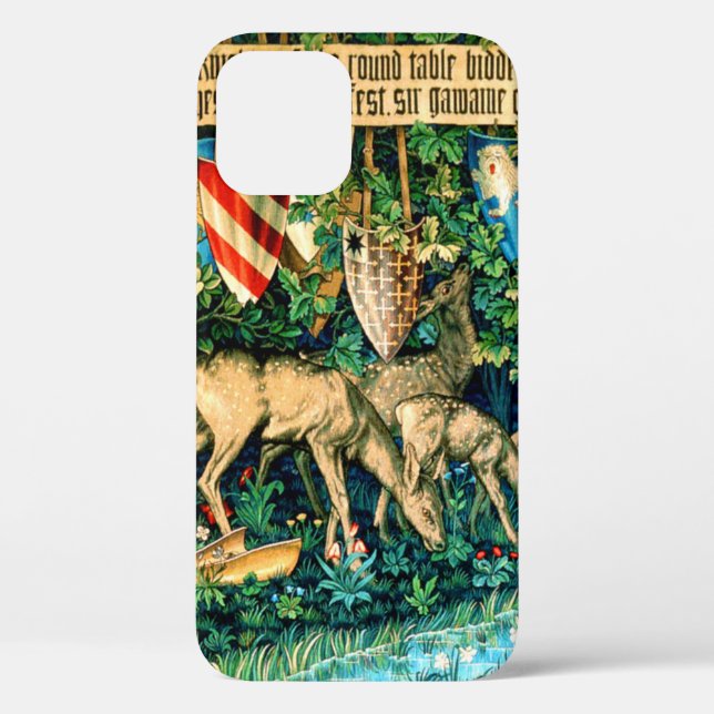 Medieval King Arthur William Morris Case-Mate iPhone Case (Back)