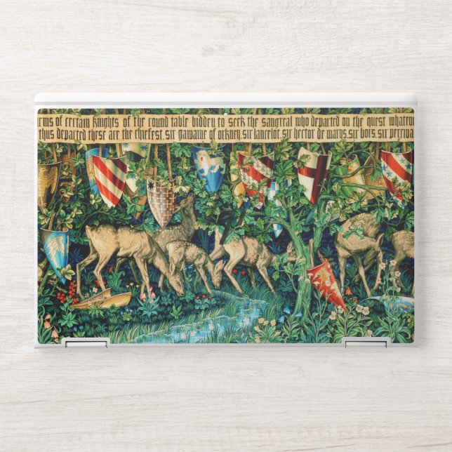 Medieval King Arthur William Morris HP Laptop Skin (Front)