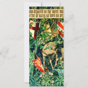 Medieval King Arthur William Morris Invitation