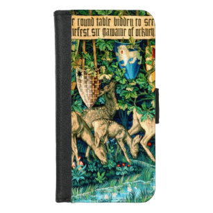 Medieval King Arthur William Morris iPhone 8/7 Wallet Case