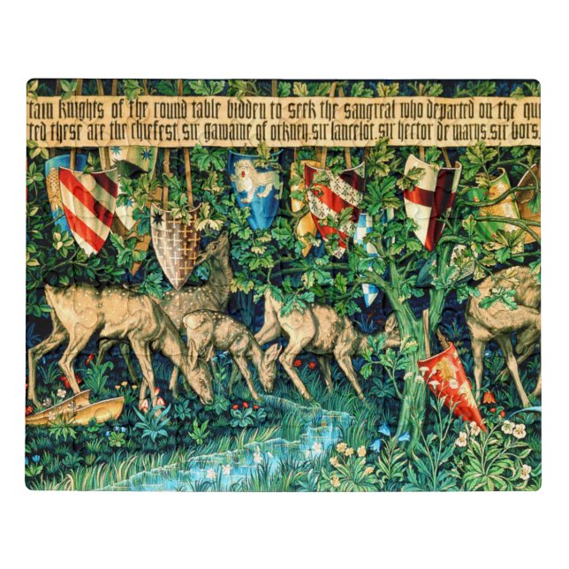 Medieval King Arthur William Morris Jigsaw Puzzle (Puzzle Horizontal)