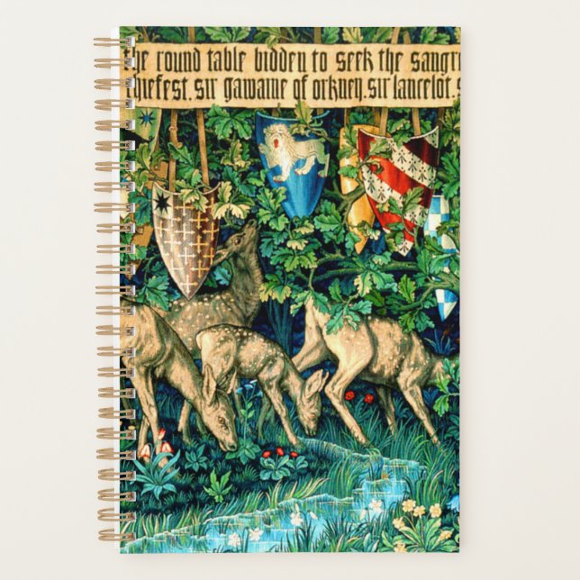 Medieval King Arthur William Morris Planner (Front)