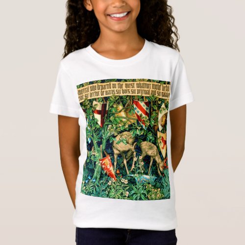 Medieval King Arthur William Morris T_Shirt