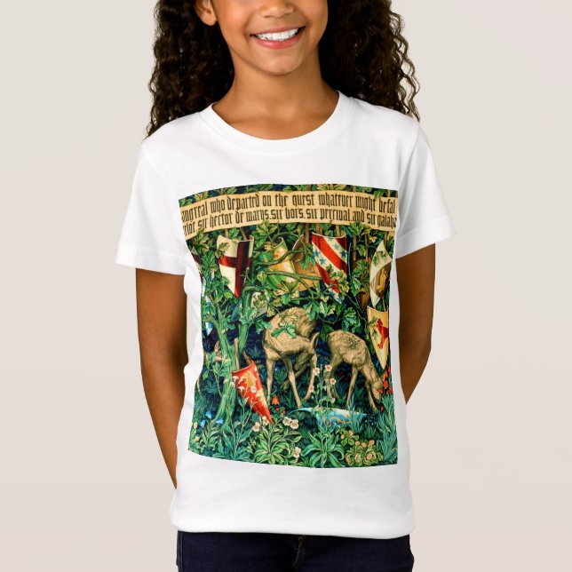 Medieval King Arthur William Morris T-Shirt (Front)