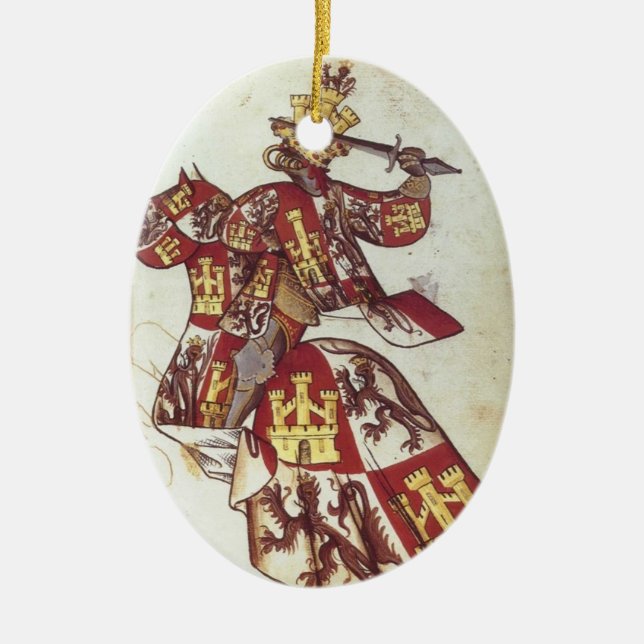 Medieval King if Castile Ornament (Front)