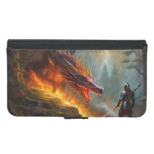 Medieval Knight and Dragon Galaxy S5 Case
