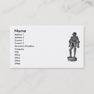 Medieval Knight Business Card