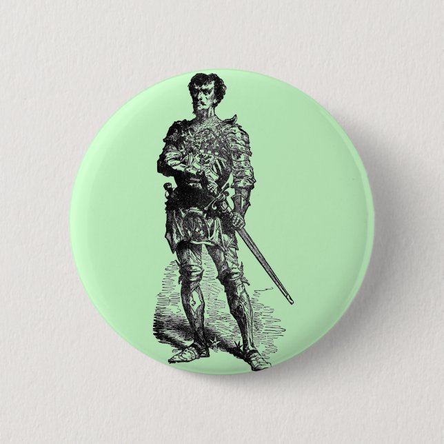 Medieval Knight Button (Front)