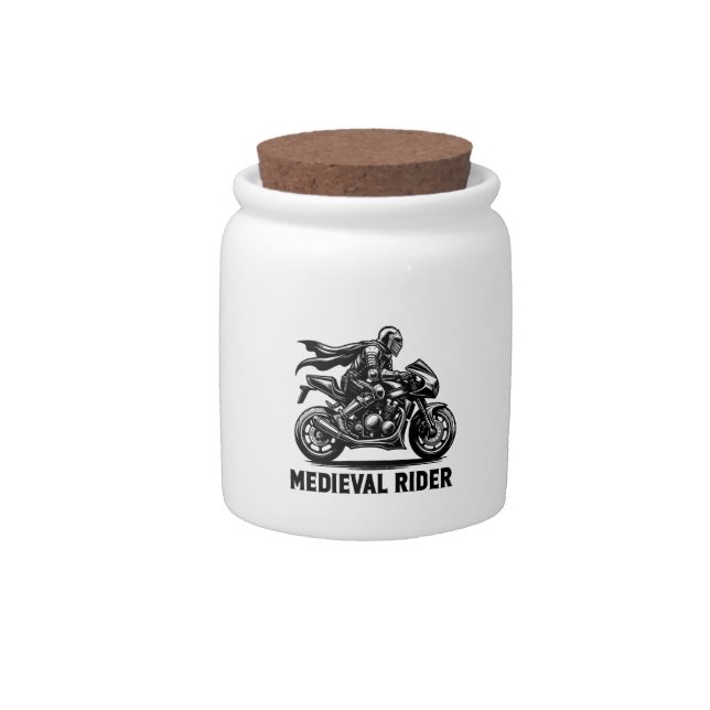 Medieval knight candy jar (Front)