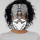 Medieval Knight Cartoon Character Face Shield (Insitu)