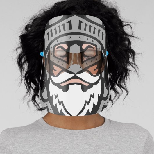 Medieval Knight Cartoon Character Face Shield (Insitu)