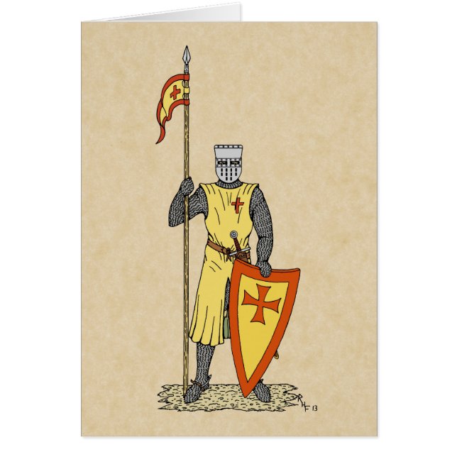 Medieval Knight Early 13th Century Cards (Front)