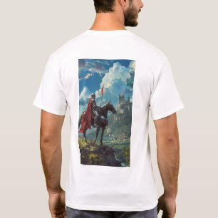 Medieval Knight Embarking on a Journey T-Shirt
