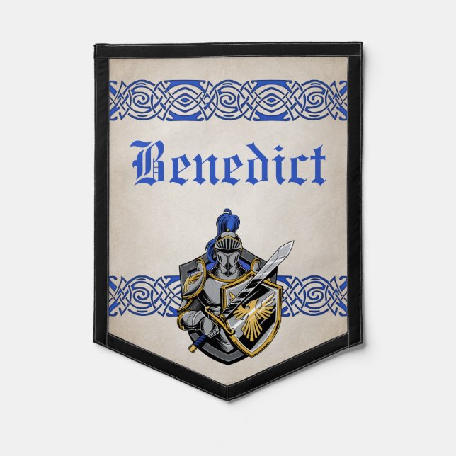 Medieval Knight Fantasy  Pennant (Front)
