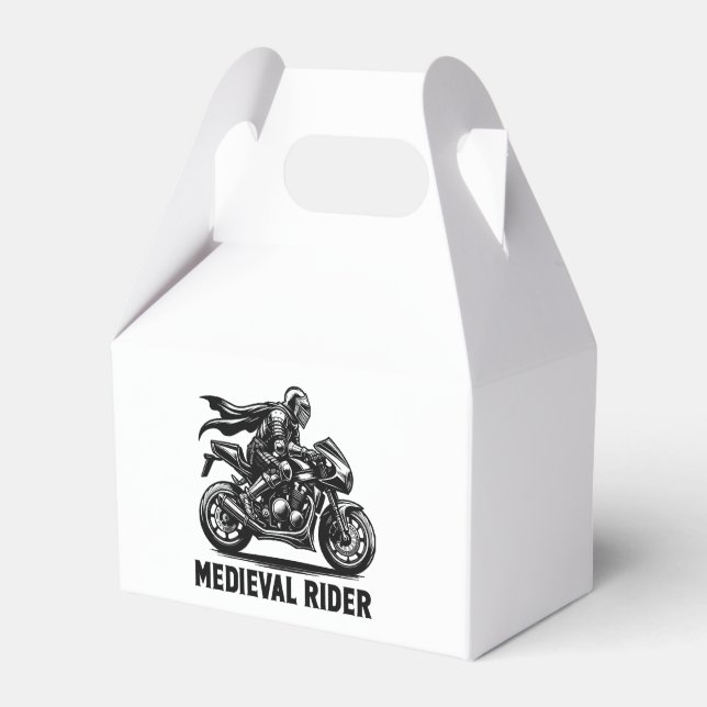 Medieval knight favor boxes (Front Side)