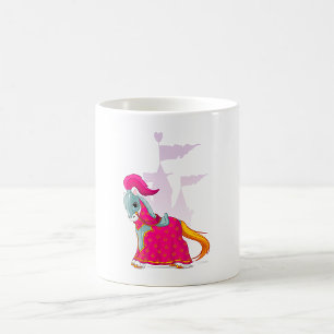 Medieval Knight Horse in Armor Fantasy Coffee Mug