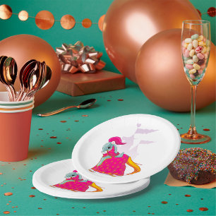 Medieval Knight Horse in Armor Fantasy Paper Plates