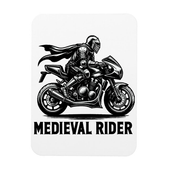 Medieval knight magnet (Vertical)