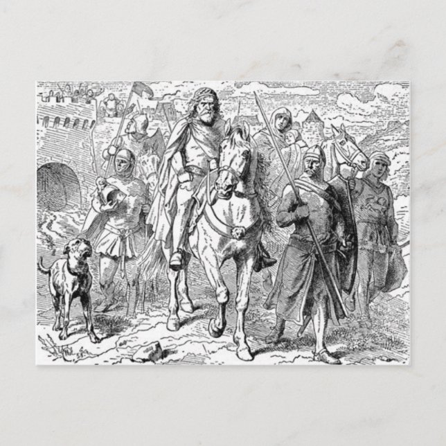 Medieval Knight Postcard (Front)