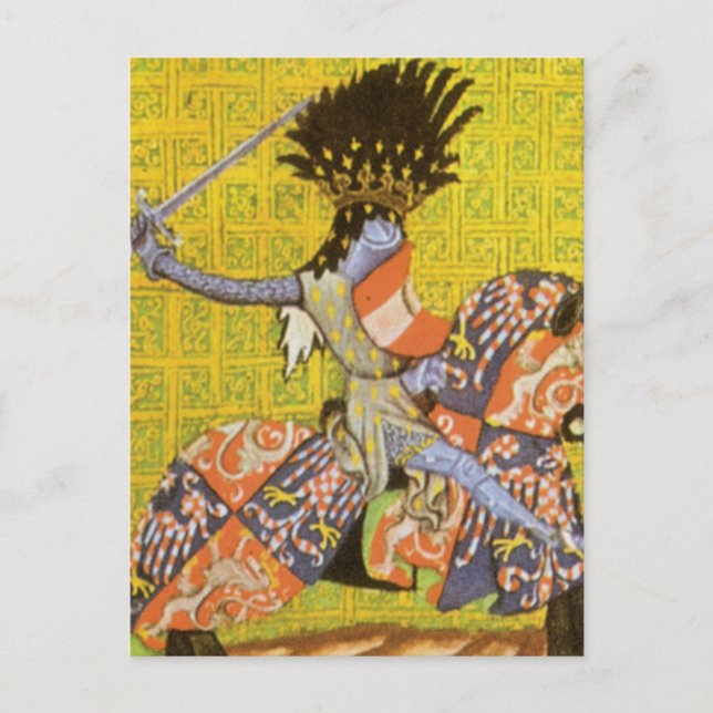 Medieval Knight Postcard (Front)