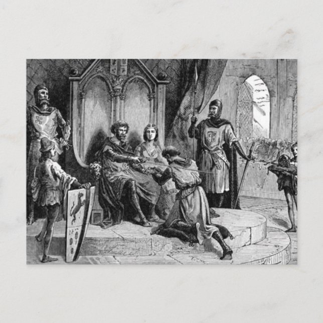 Medieval Knight Postcard (Front)