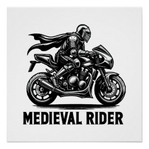 Medieval knight poster