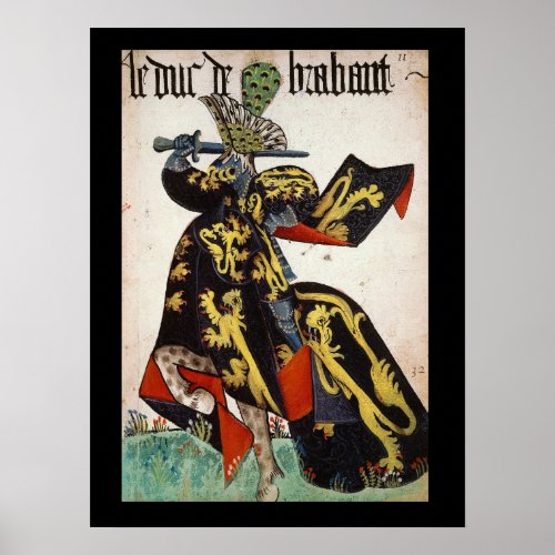 Medieval Knight Poster