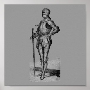 Medieval Knight Poster