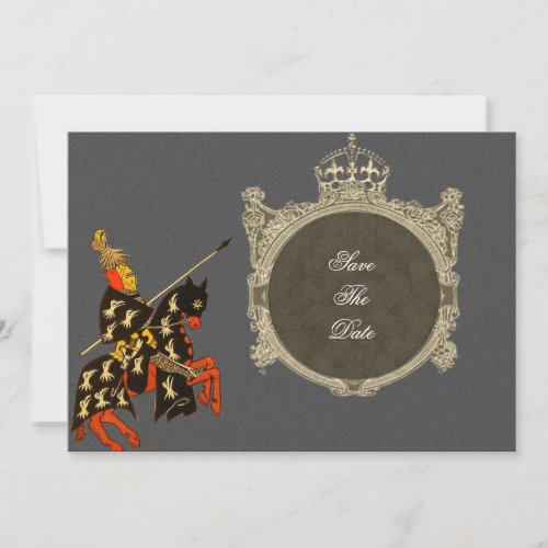Medieval Knight Save The Date Cards