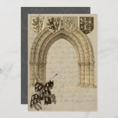 Medieval Knight Save The Date Cards (Front/Back)