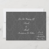 Medieval Knight Save The Date Cards (Back)