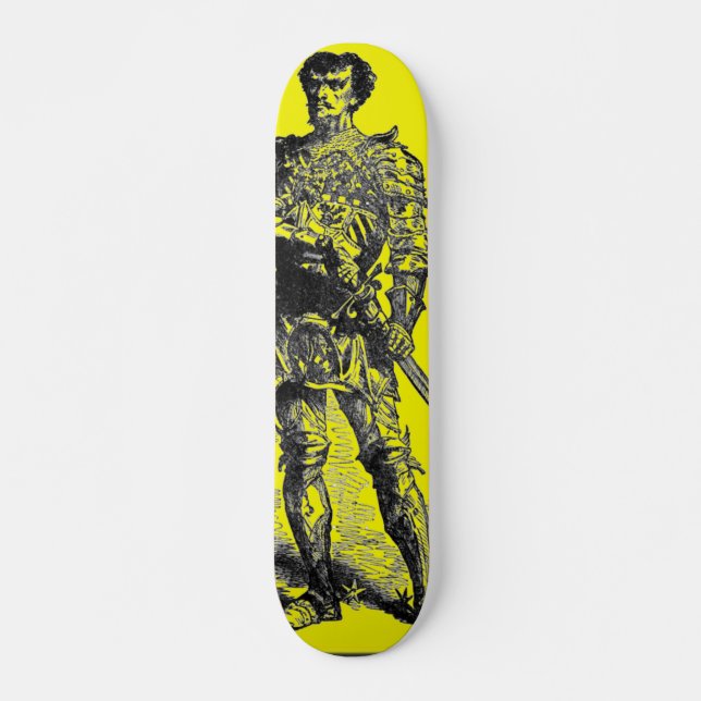 Medieval Knight Skateboard Deck (Front)