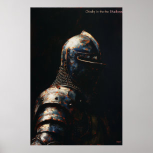 Medieval Knights in Armor Poster Print