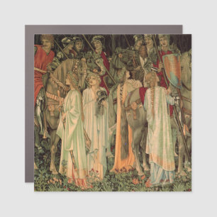 Medieval Knights of the Round Table Car Magnet